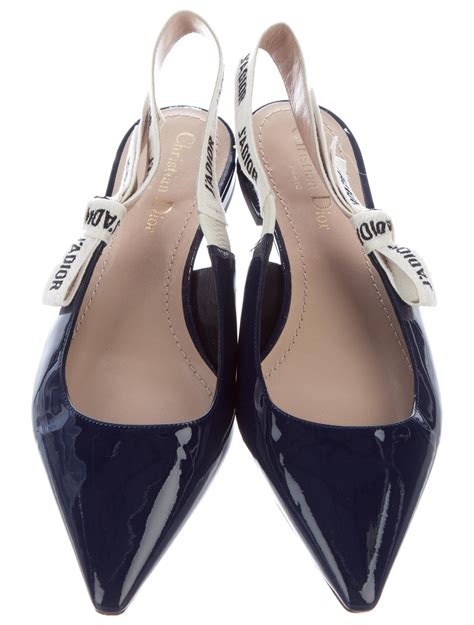 Christian Dior slingback flats